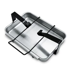 Weber 7515 Catch Pan and Holder for Genesis Spirit Platinum Gas Grills Black